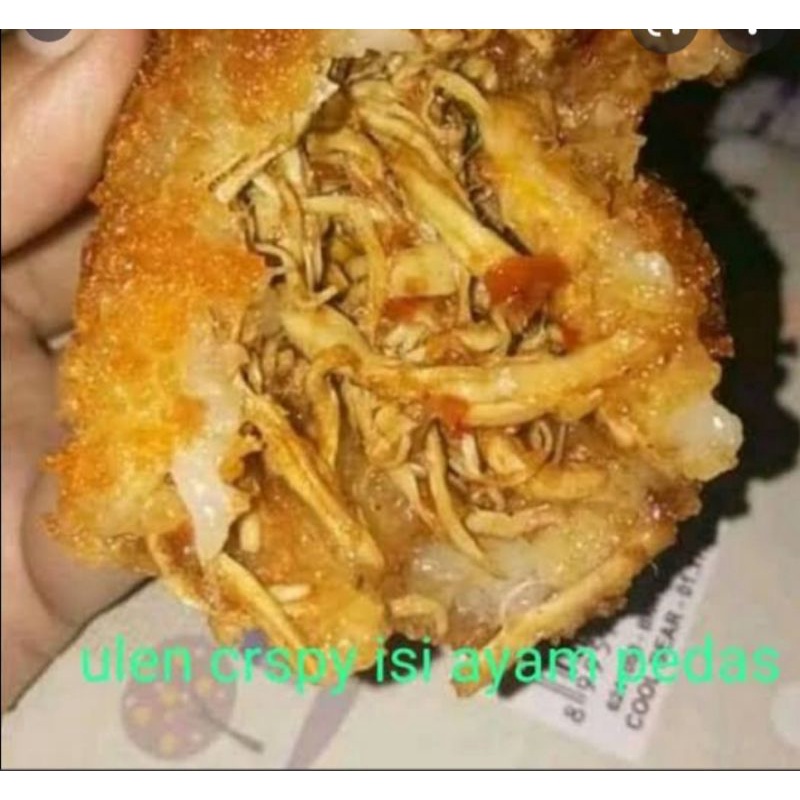 

ketan krispi isi ayam