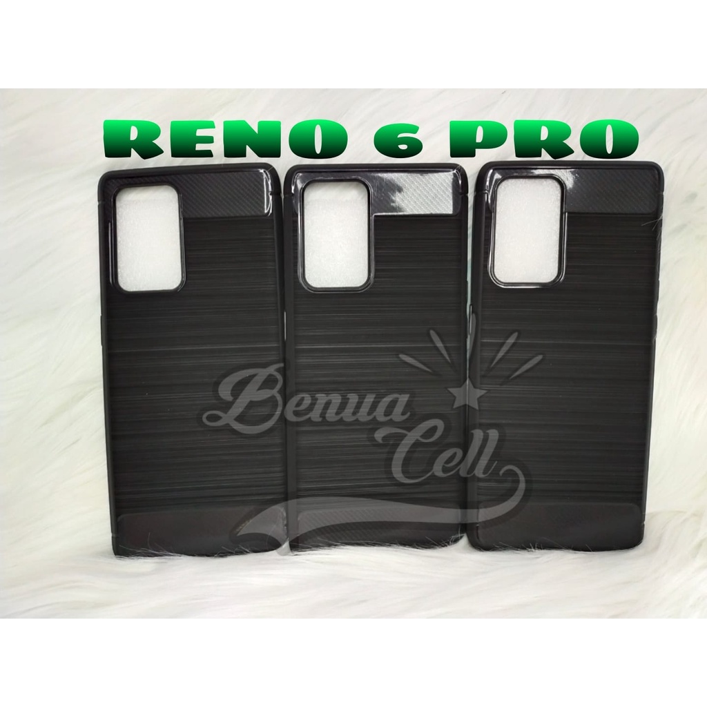 OPPO RENO 6PRO, RENO 6 4G CASE IPAKY KARBON SOFTCASE SLIM FIT OPPO RENO 6 4G , RENO 6 PRO - BC