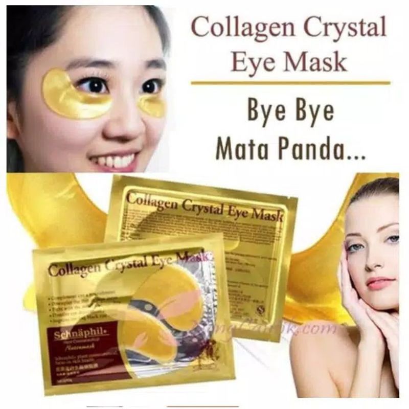 Masker Mata Collagen Masker Murah Gold Powder Crystal Eye Mask Bag Naturgo Masker Wajah Masker Asli