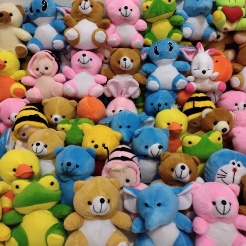 boneka mini, boneka karakter mini capit, boneka murah