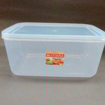 Box Mutiara KMP - Kotak Makan Plastik putih transparan