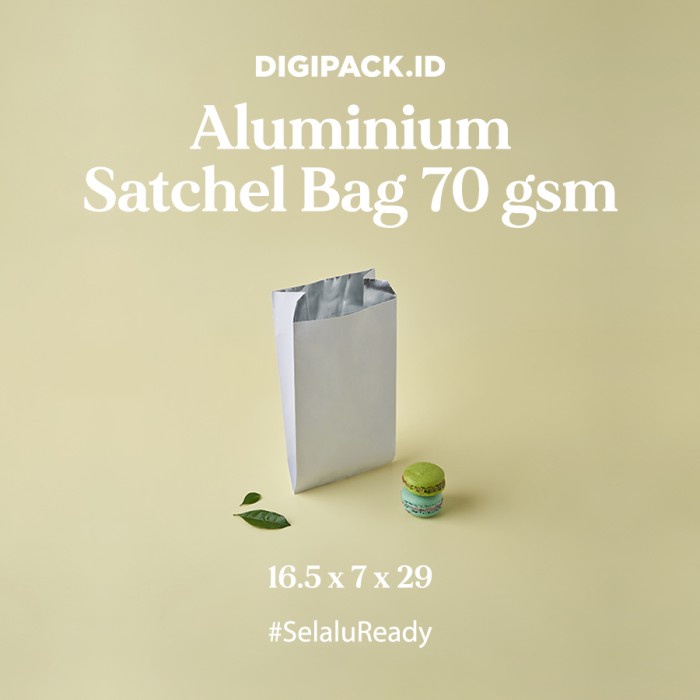 

✨ BISA COD ✨ [Digipack] Aluminium Satchel Bag 16.5 x 7 x 29 | Kantong Frozen Food
