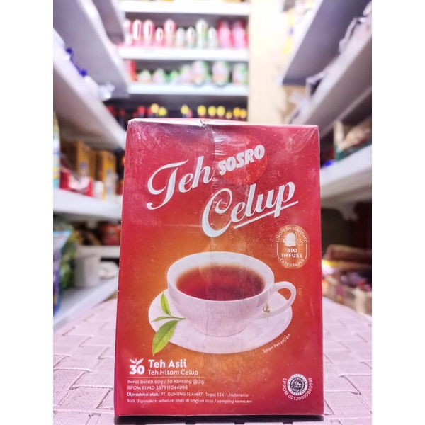 

Teh Celup Sosro isi 30 kantong