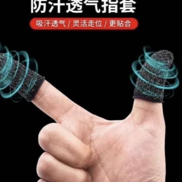 Ready Stock  Sarung Tangan Jempol Anti basah Bahan Kain Berkualitas Buat Main Game