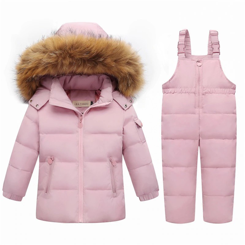 baby pink ski jacket