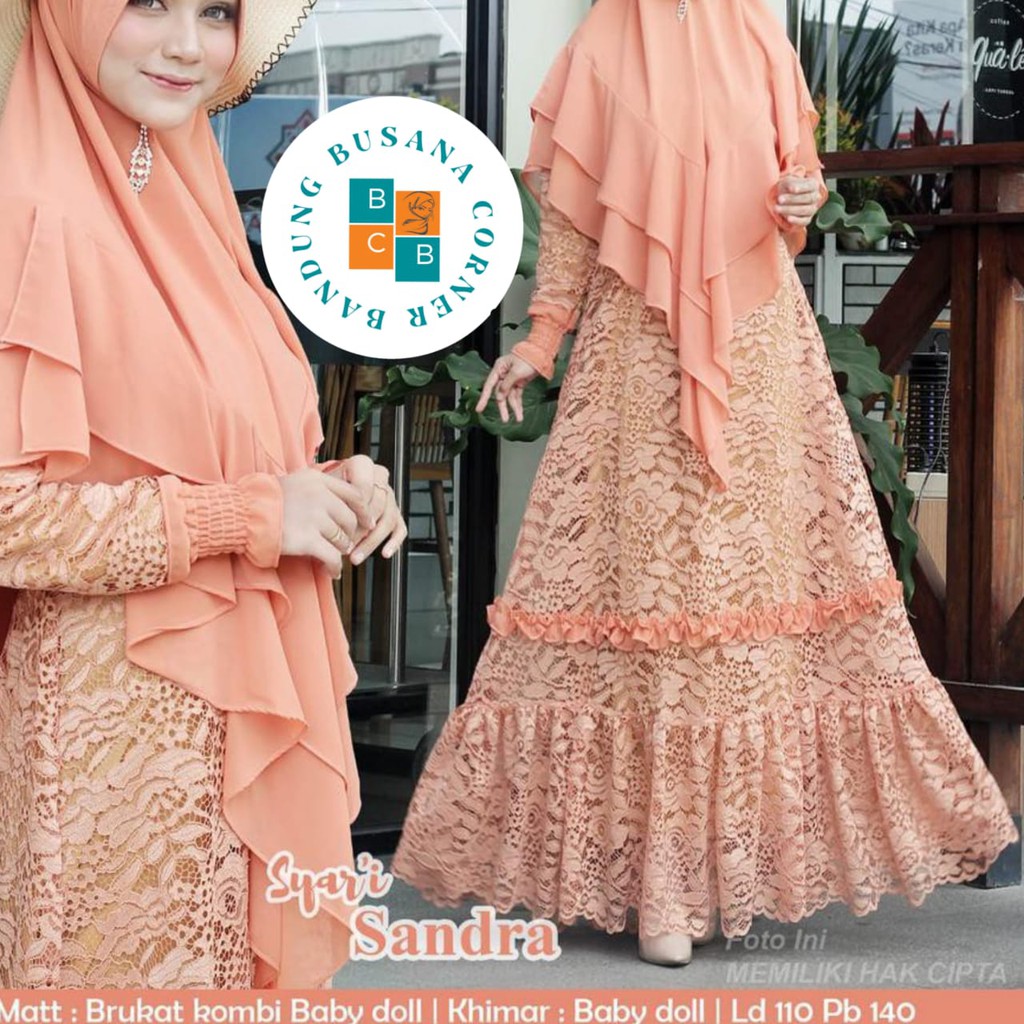 SANDRA SYARI / GAMIS MUSLIM BCB-SALEEM