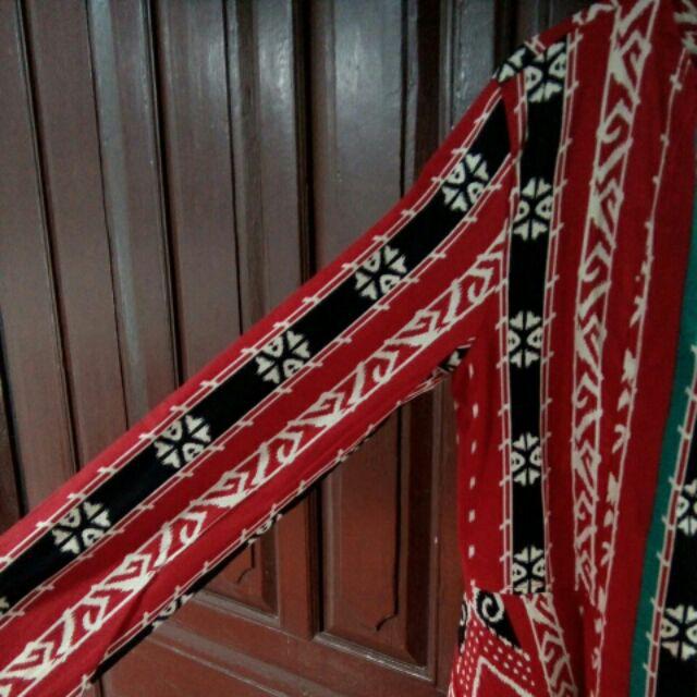 Cardigan Batik Wanita Etnik Lengan Panjang Outer Batik Big Size- Ng140