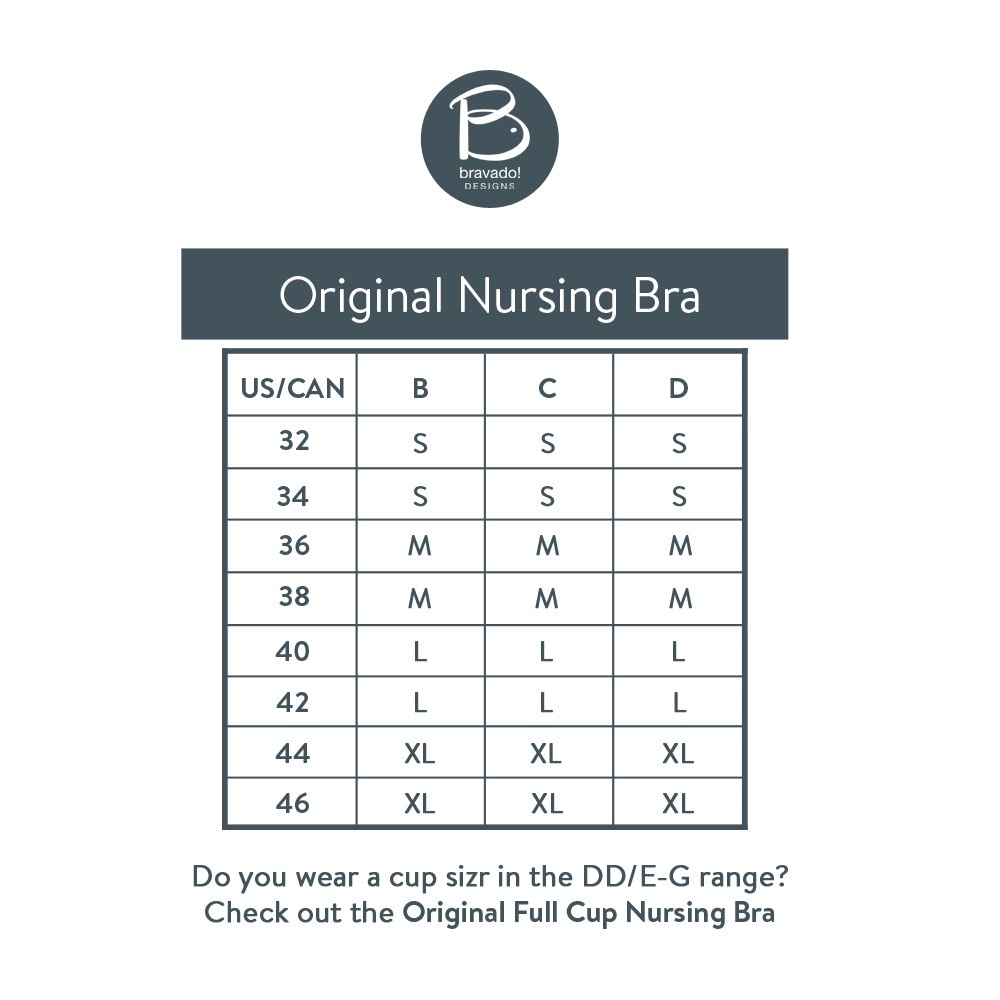 BRAVADO DESIGNS ORIGINAL NURSING BRA