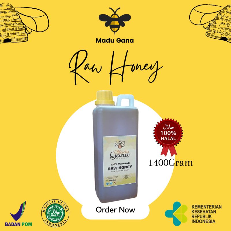 

Madu Gana 1400gram/1Ltr