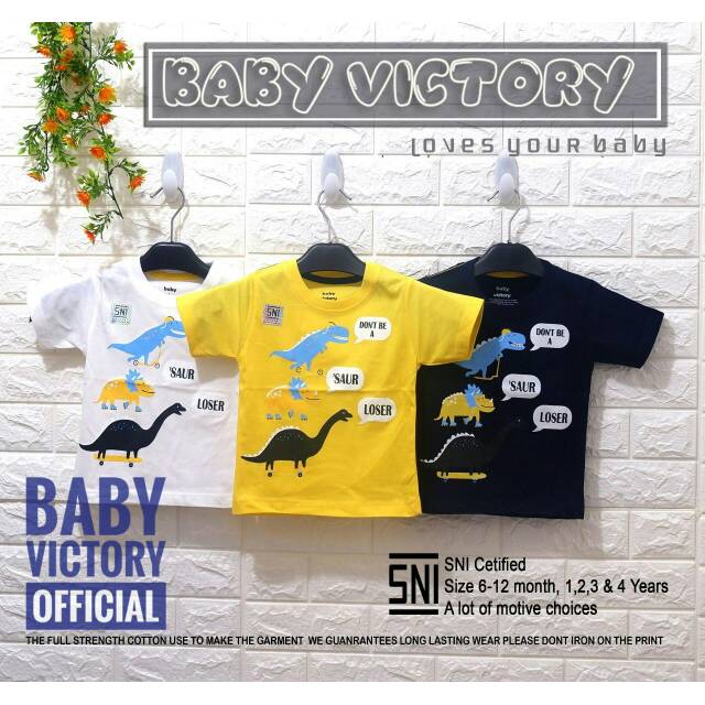  Baby  Victory  Kaos  Anak  Cowok 014 Shopee Indonesia