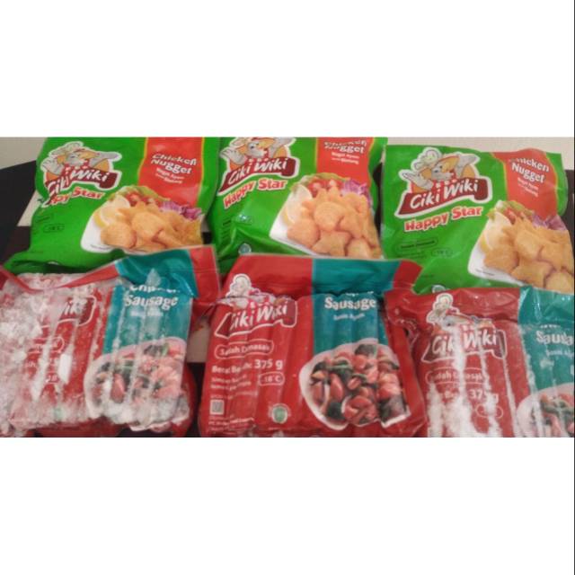 

Promo sosis nuget cikiwiki 26rb dapat 2 pck