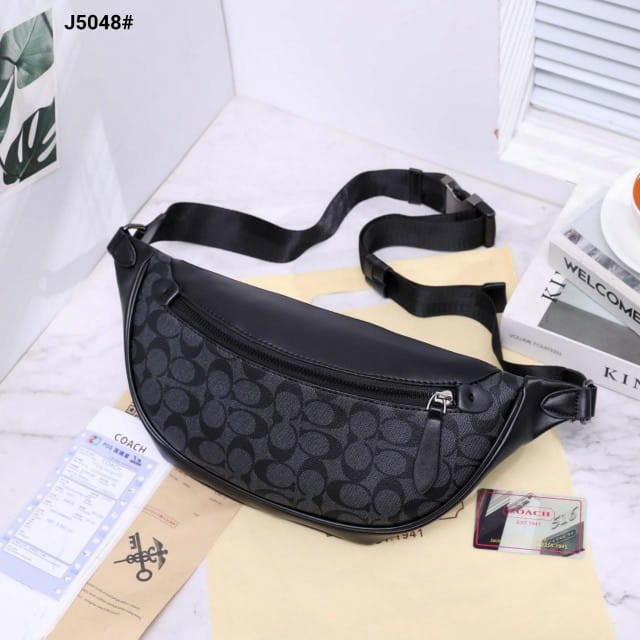 Coach Warren Belt Bag In Signature Waist Bag J5048 | SELEMPANG PRIA