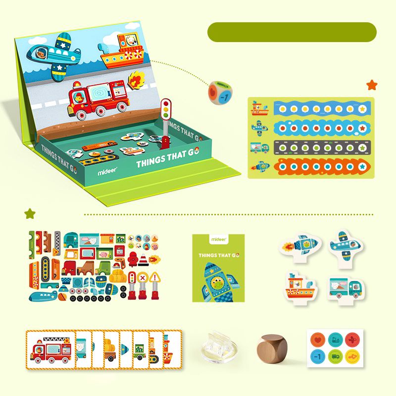 Image of Mideer Magnetic Activities Dress Up Game Mainan Edukasi Anak montessori puzzle magnet activit #3