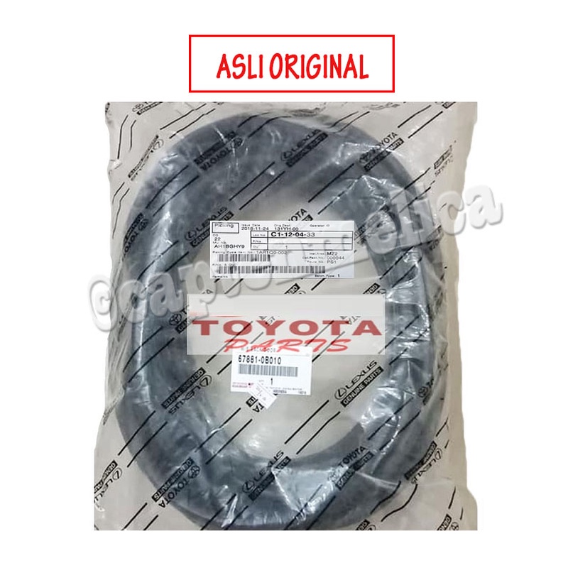 ORI Lis List Karet Peredam Bulat Balon Body Pintu BELAKANG KIJANG KAPSUL EFI KRISTA LGX SGX 7k TOYOT