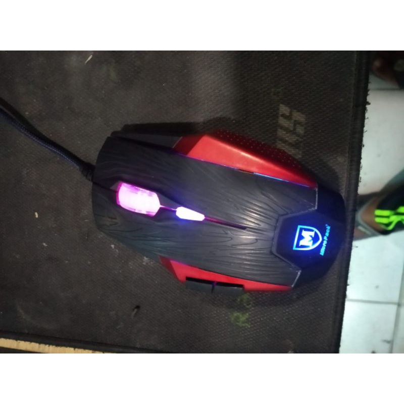 Mouse Usb Makro Gaming RGB G2 Terminator Micropack Cocok untuk Pc, Laptop