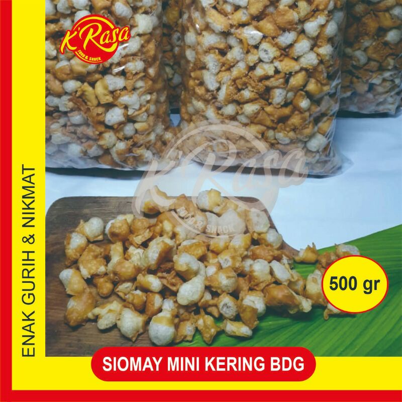 

Siomay mini kering bdg 500 gr. Asli bandung cocok untuk baso aci, seblak dll