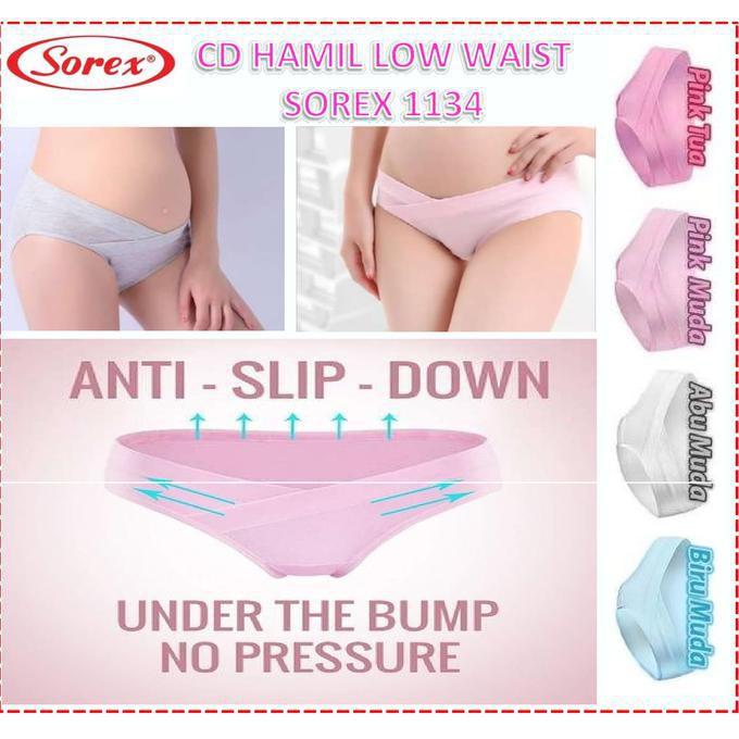 SOREX Celana Dalam CD HAMIL Wanita 1134 Sepinggul Mini Cut Low Waist ALL SIZE