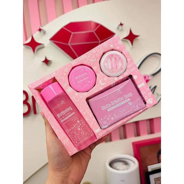 brilliant whitening skincare new packaging dengan isi lebih banyak (ORI100%)