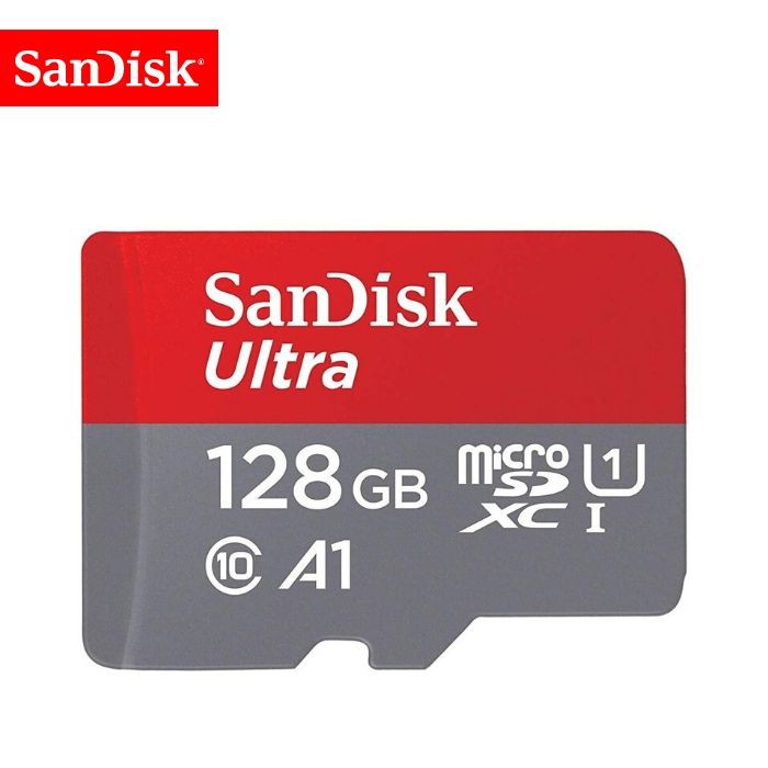 Memory Card | Micro SD 128GB SanDisk Ultra A1 up to 120Mbps Class 10 - Garansi Resmi 10 Tahun