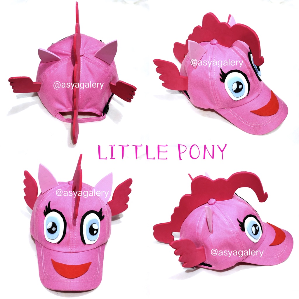 Topi Anak Karakter Little Pony Cantik/Topi Kida poni Perempuan