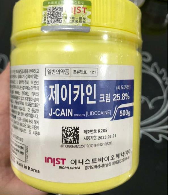 【Harga Hemat】 ANASTESI JCAIN KOREA 500g full set/ Anastesi cream