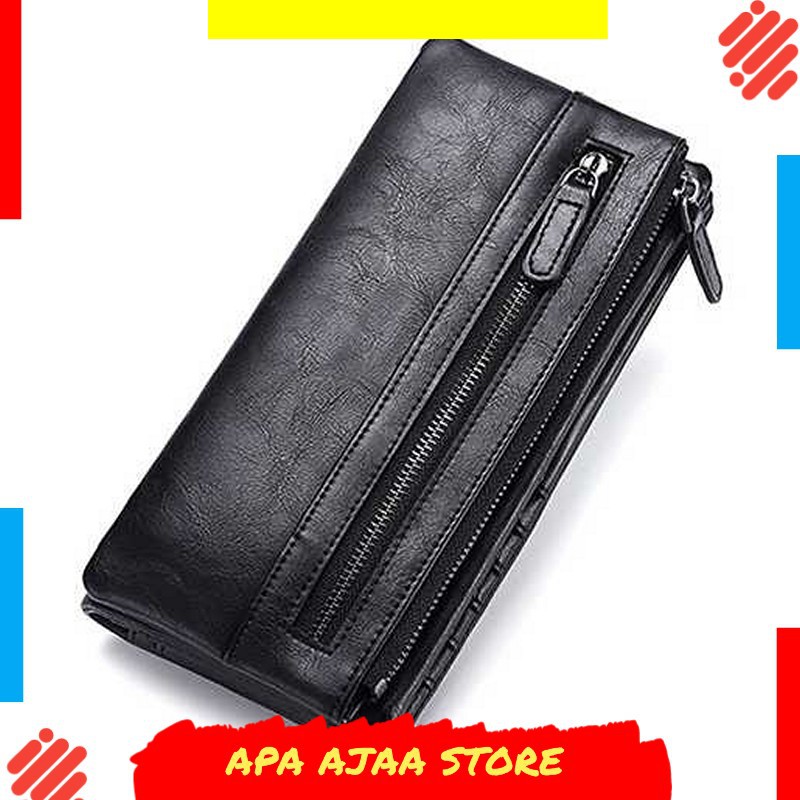 Bergaransi ! DEABOLAR Dompet Pria Bahan Kulit - JC222