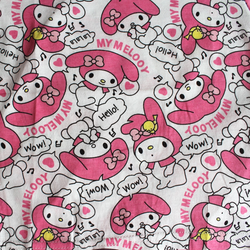 Piyama Anak Bahan Katun Import Piyama Anak Tangan Pendek Murah Baju Tidur Anak Gambar My Melody Lucu