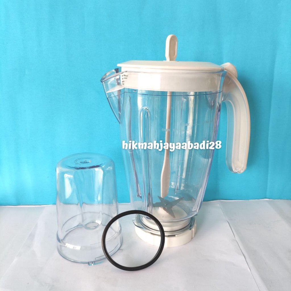 Set Gelas Jus Mika + Gelas Mill Blender Philips HR 2115 HR 2116 HR 2061 HR 2071