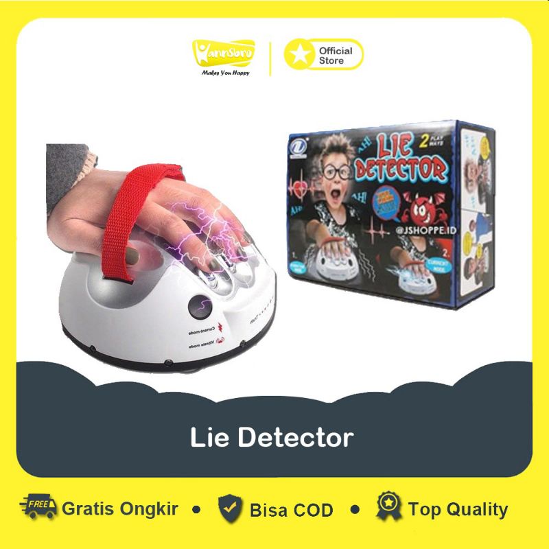 HANNSBRO Mainan Pendeteksi Kebohongan Kejut Setrum Shocking Electric Mainan Lie Detector / Mainan Al