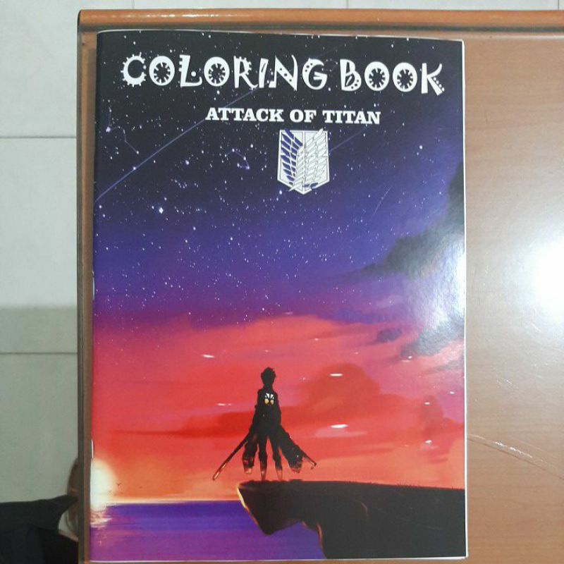 

Attack of Titan buku mewarnai