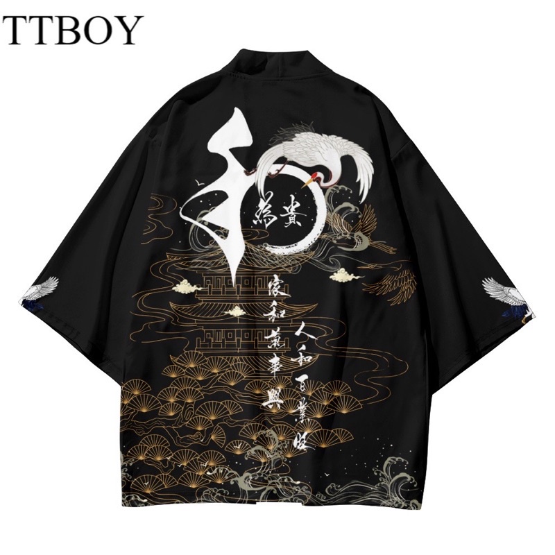 KIMONO CARDINGAN IMPORT PRIA WANITA KOREA JEPANG ORIGINAL TB200