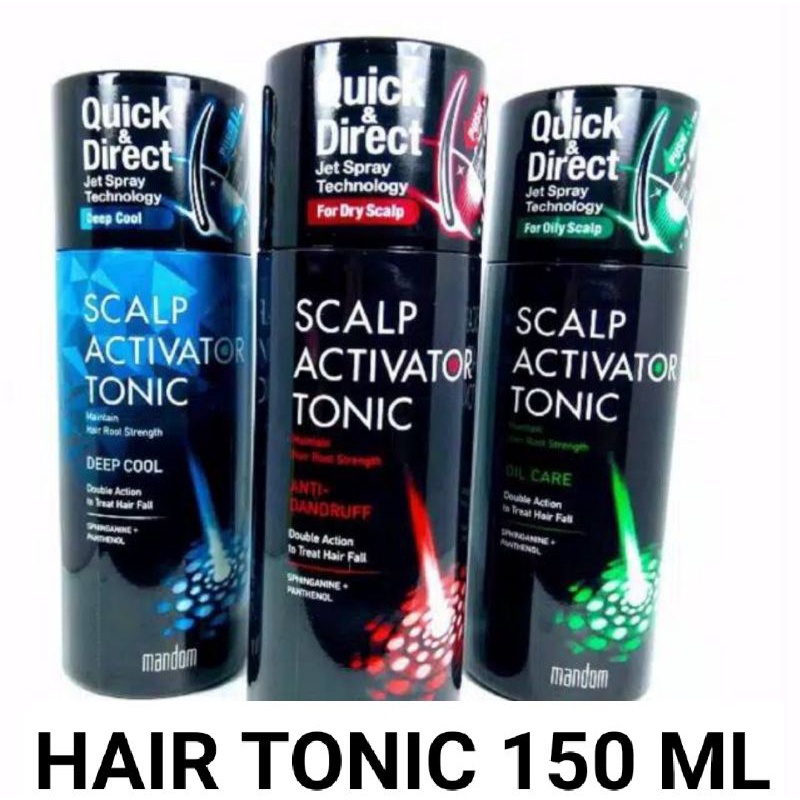 Mandom Hair Tonic Scalp Activator Tonic Anti Dandruff 150 ML