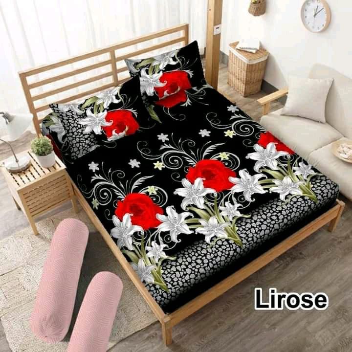 PROMO sprei bunga uk 180x200/sprei bonita motif bunga/sprei anti luntur