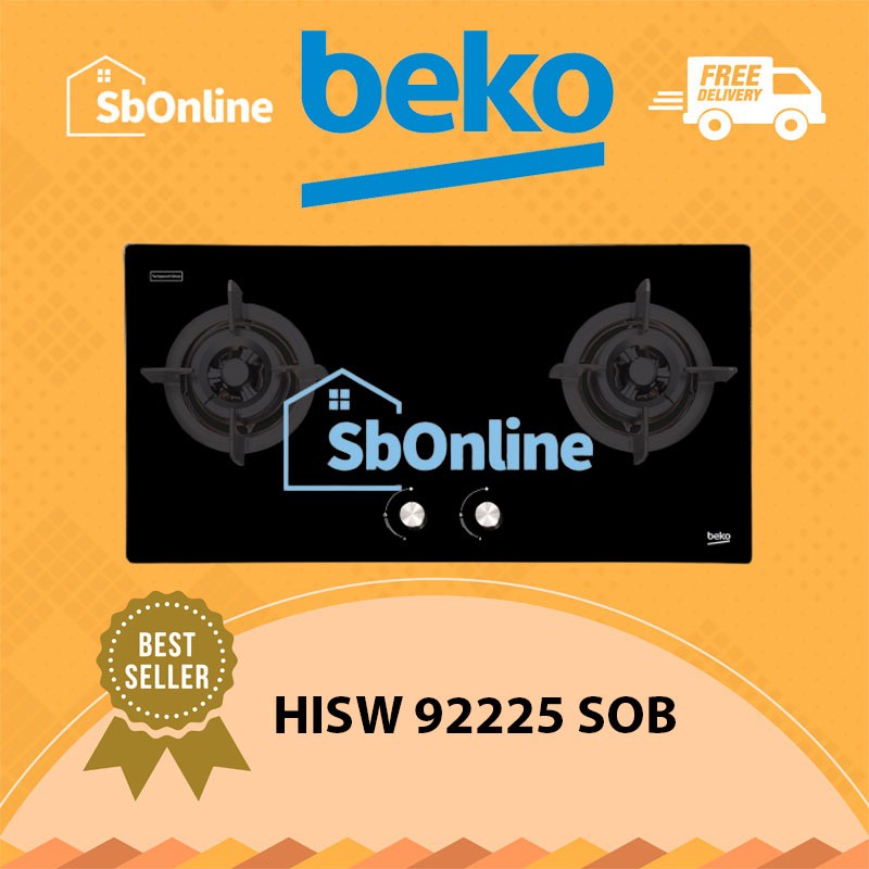 BEKO Kompor Tanam Gas 2 Tungku - HISW 92225 SOB