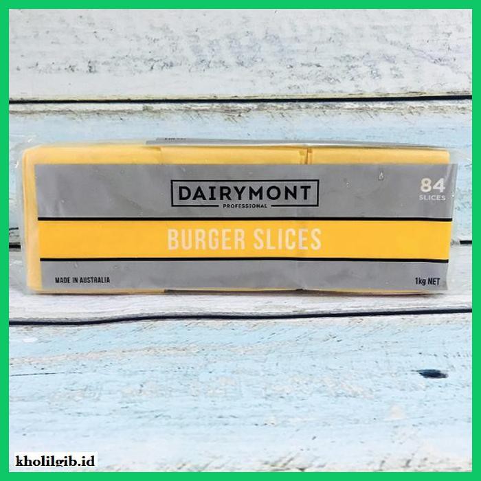 

Ujekujek- Dairymont Burger Cheese 84 Slices (1Kg) / Keju Burger 1Kg / Keju Impor -Original.