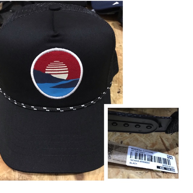 TOPI ORIGINAL MERK WARNING CLOTHING FROM BANDUNG