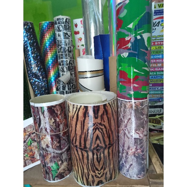 

SKOTLET STICKER CAMO RANTING KAMUFLASE CUSTOM, Bisa COD,