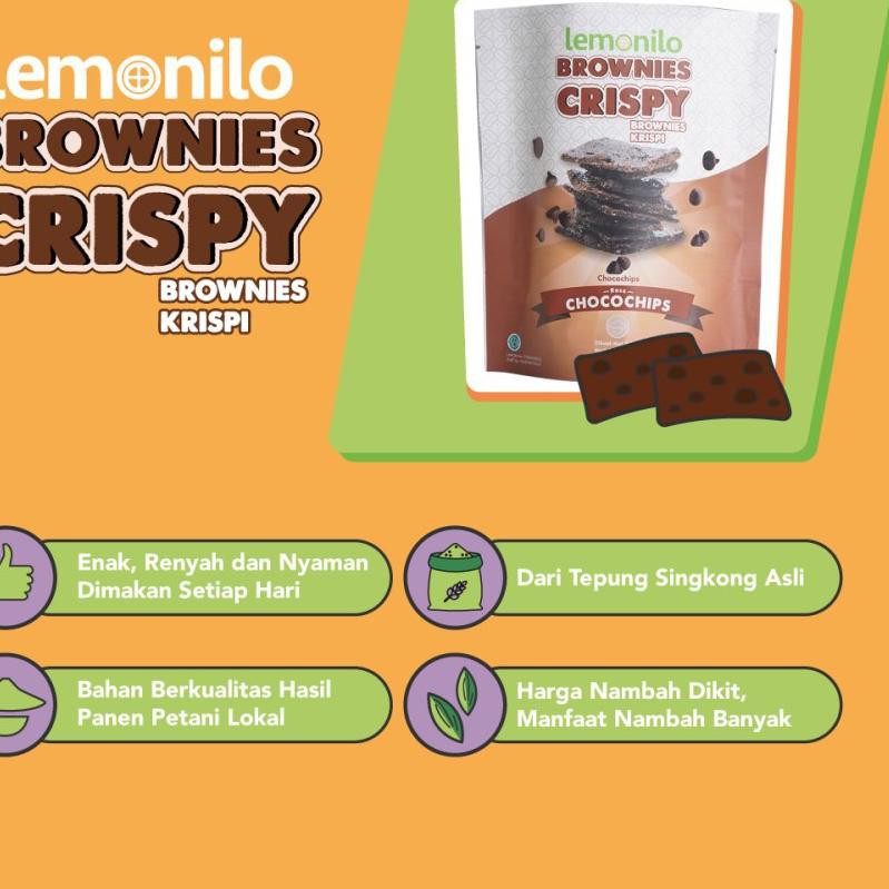 

Terbaru 1.1 Lemonilo Brownies Crispy Rasa Chocochips & Keju Sna Celan Diet Sehat