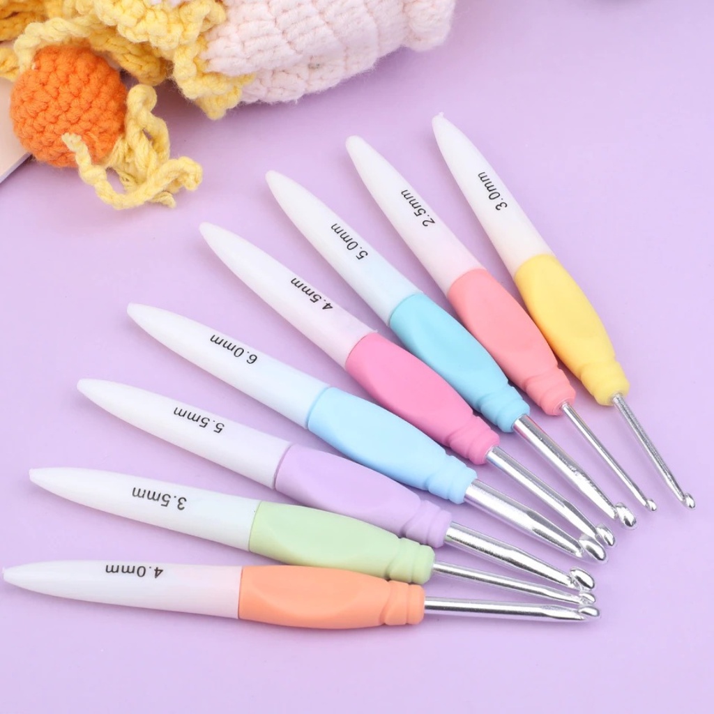 Hakpen Dua Warna / Duo Color Crochet Hook ANK - SET