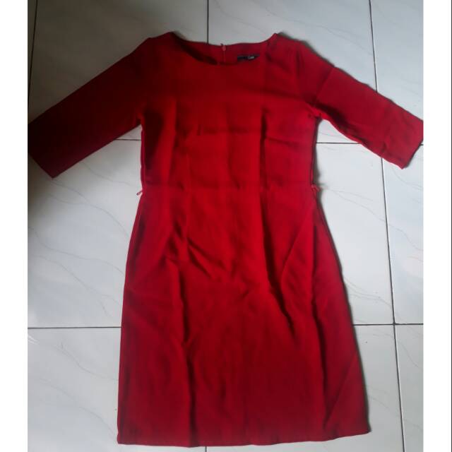 Preloved dress merah cole