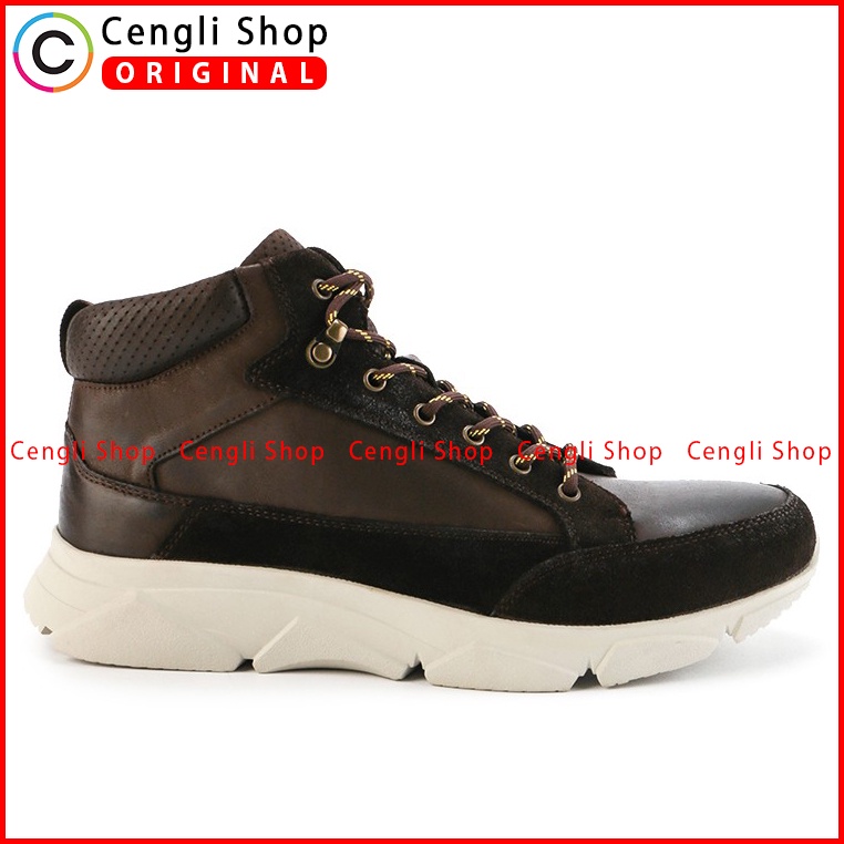 SEPATU BOOT CASUAL JIM JOKER PRIA ORIGINAL KULIT ASLI COKLAT JJ09