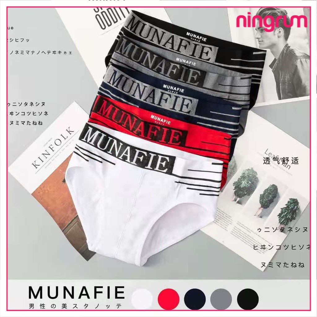 Ningrum Pakaian Dalam Pria Celana Dalam Pria Sempak Pria Celana Kolor CD Pria - Celana Dalam Import Munafie Kancut CD Pria Import Brief - 2304