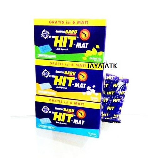 OBAT NYAMUK HIT ELEKTRIK HIT MAT LISTRIK TANPA ASAP KERTAS ISI ULANG 48 PCS REFILL