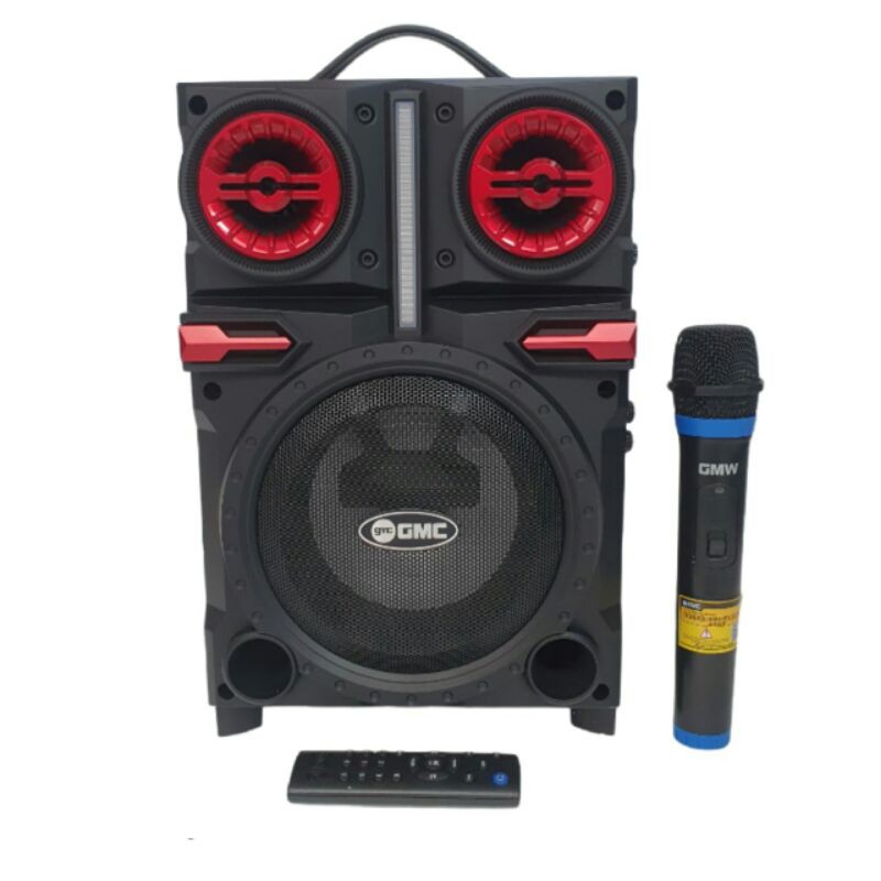 Speaker Karaoke Bluetooth portable 6.5 Inch GMC 897Q + Mic Wireless Original GMC/ADVANCE/DAT