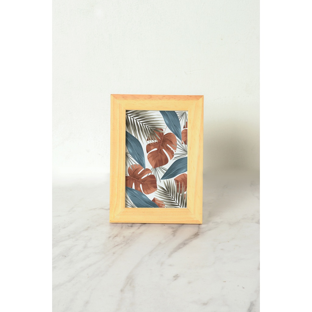 Frame Kayu Pinus Wall Decor 4R