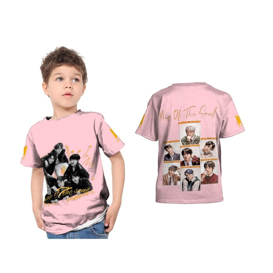 2S5 - Kaos Baju Anak BTS Map Of The Soul 7 Concept 4 Fullprint Custom