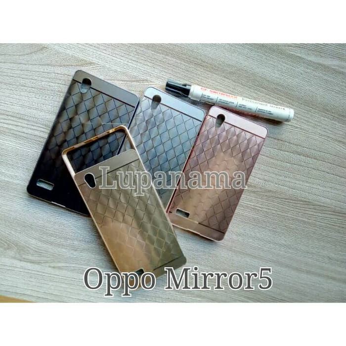 Bumper Case Diamond Miror Oppo Mirror5 Mirror 5