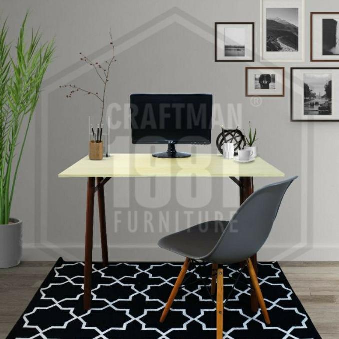 Promo Meja Kerja Komputer Belajar Kantor Minimalis Bukan Informa Sherilgd