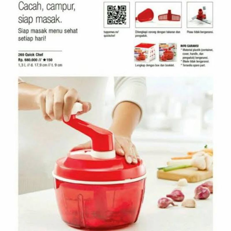 quick chef tupperware
