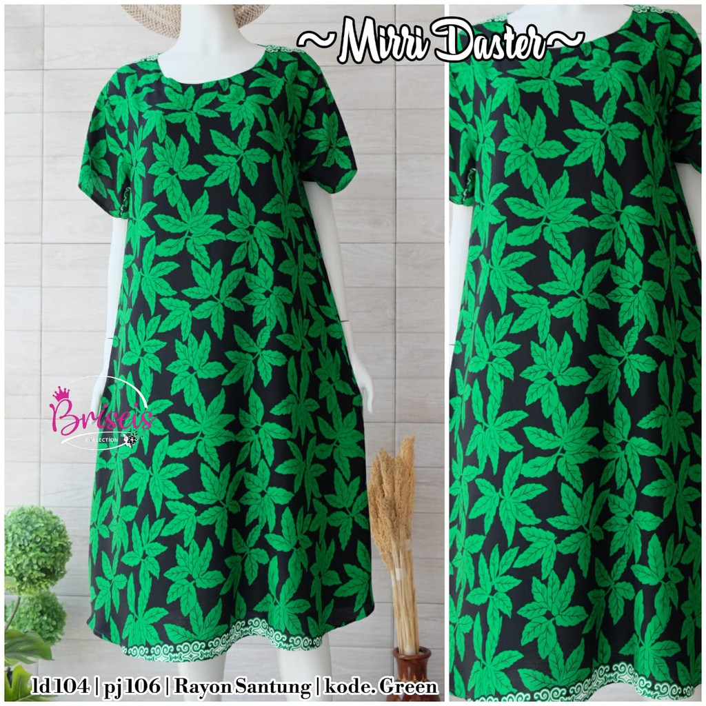 Mirri Tunik Daster Rayon Santung